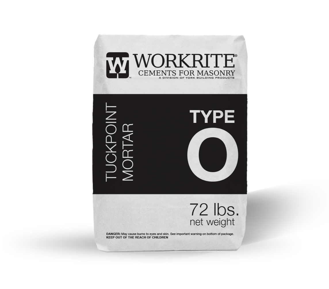 Bag of Workrite Cements Non-Pigmented Tuckpointing Mortar Mix for repairing masonry joints