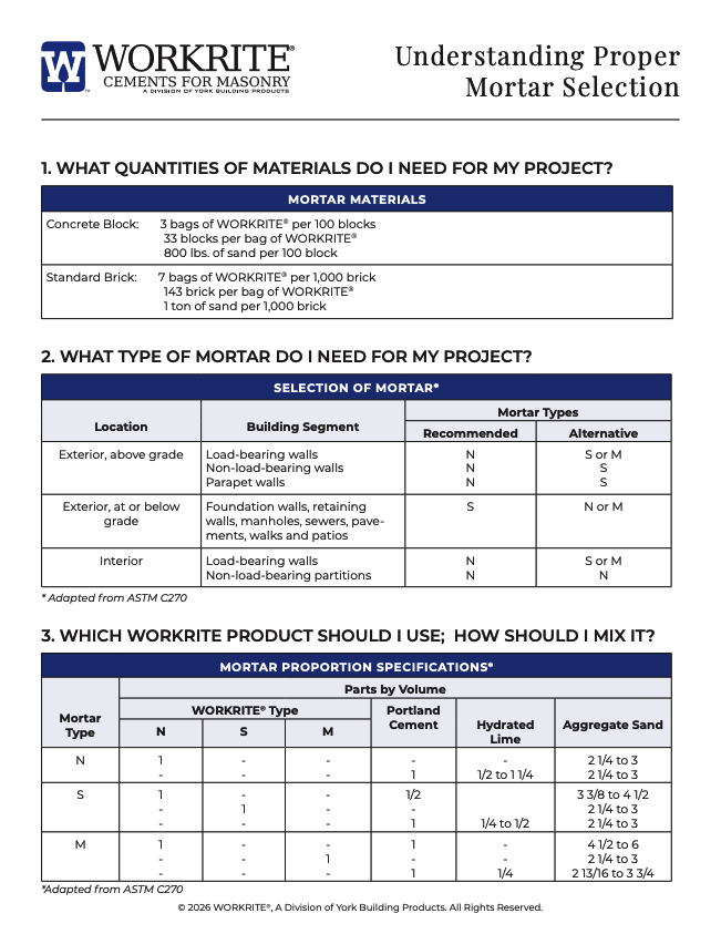 Understanding-Proper-Mortar-Selection