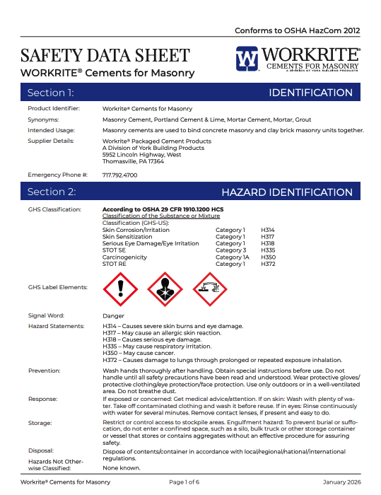 Workrite-Safety-Data-Sheet